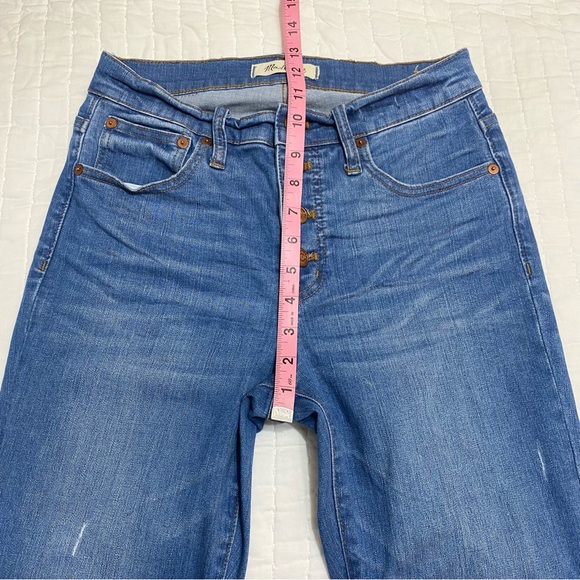 Madewell Cali Demi-Boot Jeans Button-Front Edition Medium Wash Size 26 - Picture 12 of 14